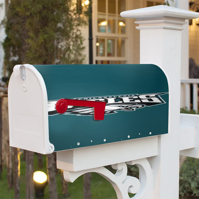 Philly Eagles Logo On Green Magnetic Mailbox Cover 18" X 21" Outdoor Decor