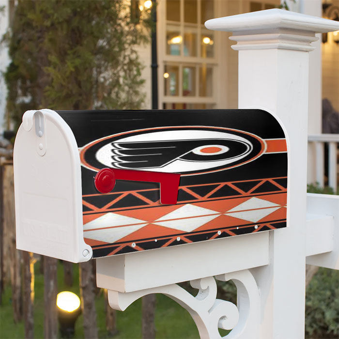 Philly Flyers Aztec Magnetic Mailbox Cover 18" X 21" Outdoor Decor