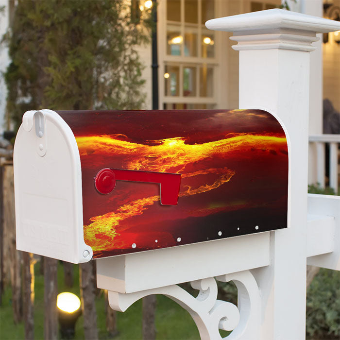Phoenix Magnetic Mailbox Cover 18" X 21" Outdoor Decor