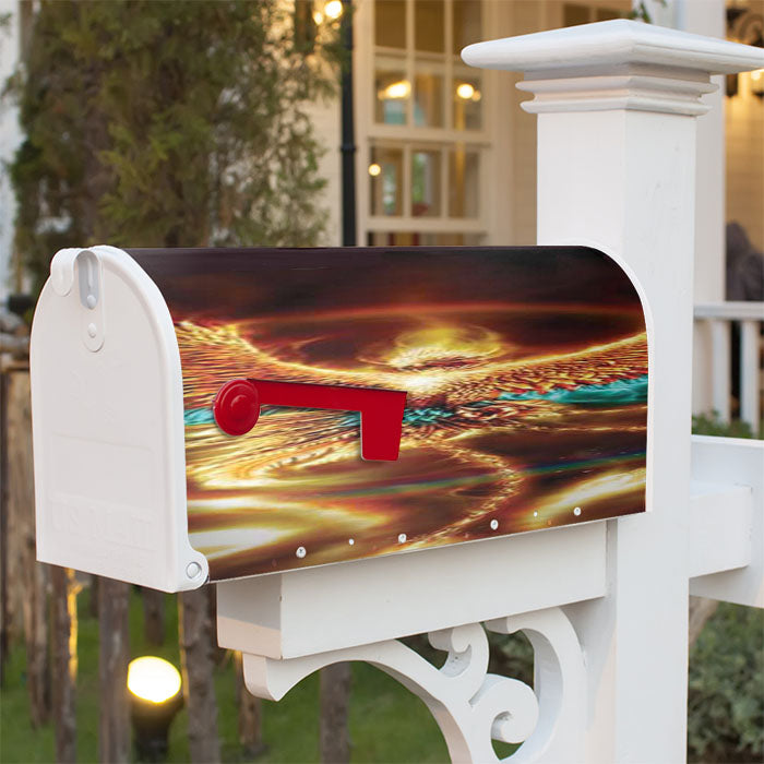 Phoenix Fire Magnetic Mailbox Cover 18" X 21" Outdoor Decor
