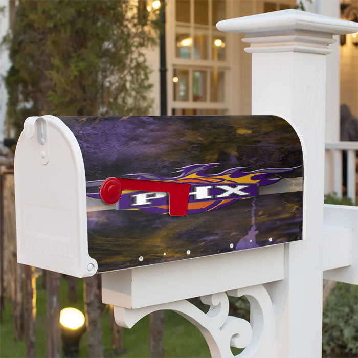 Phoenix Suns Design Magnetic Mailbox Cover 18" X 21" Outdoor Decor
