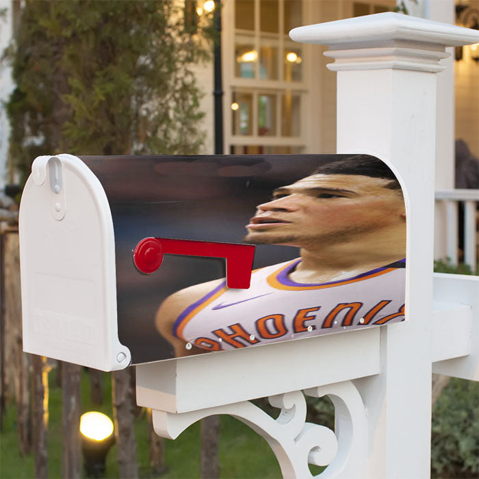 Phoenix Suns Devin Booker Magnetic Mailbox Cover 18" X 21" Outdoor Decor