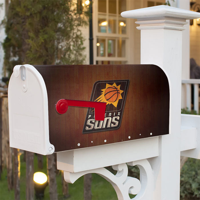 Phoenix Suns Emblem Magnetic Mailbox Cover 18" X 21" Outdoor Decor