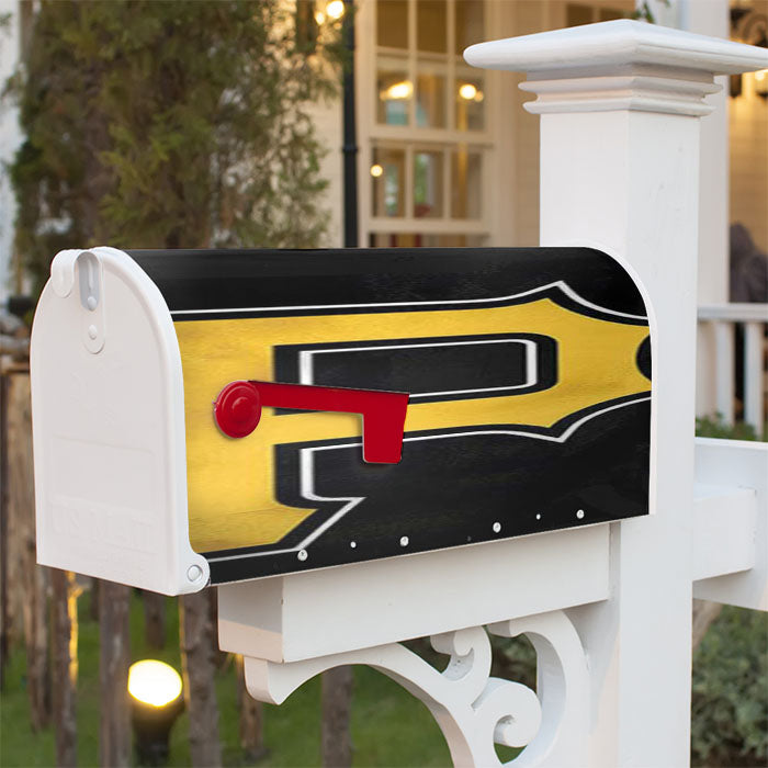 Pittsburgh Pirates Flag Magnetic Mailbox Cover 18" X 21" Outdoor Decor