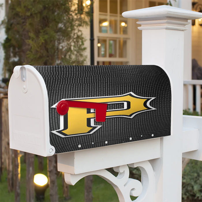 Pittsburgh Pirates P Logo Magnetic Mailbox Cover 18" X 21" Outdoor Decor
