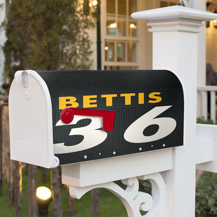 Pittsburgh Steelers Bettis 6 Magnetic Mailbox Cover 18" X 21" Outdoor Decor