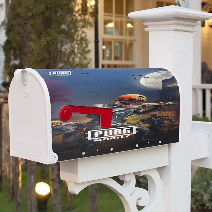 Pubg Mobile Halloween Skins Magnetic Mailbox Cover 18" X 21" Outdoor Decor