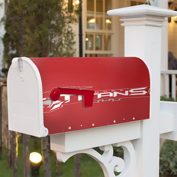 Puurs Titans Logo Red Magnetic Mailbox Cover 18" X 21" Outdoor Decor