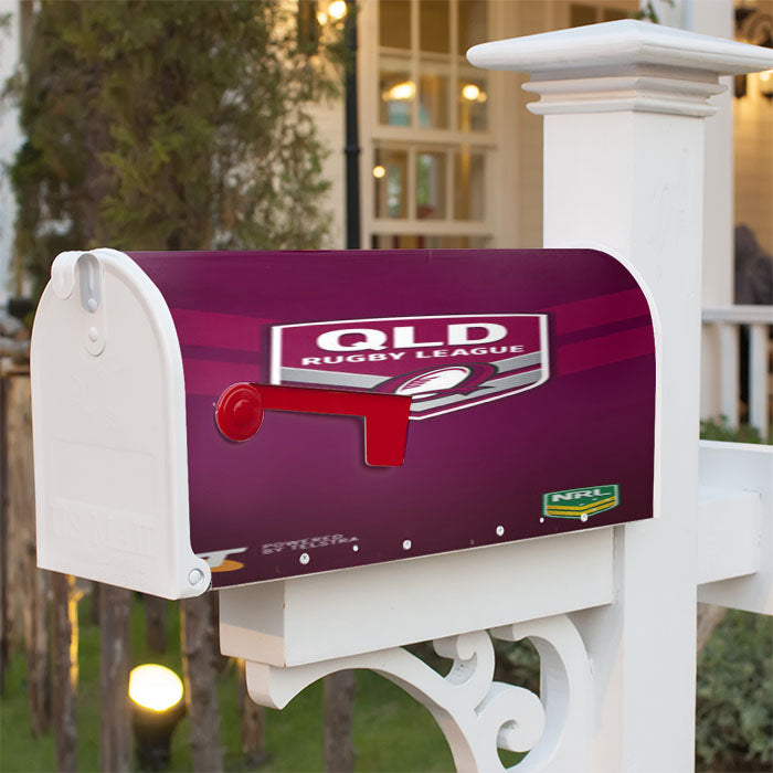 Qld Rugby League Magnetic Mailbox Cover 18" X 21" Outdoor Decor