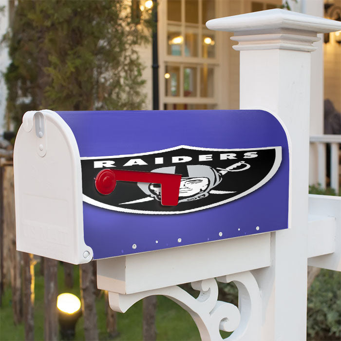 Raiders Basket Ball Magnetic Mailbox Cover 18" X 21" Outdoor Decor