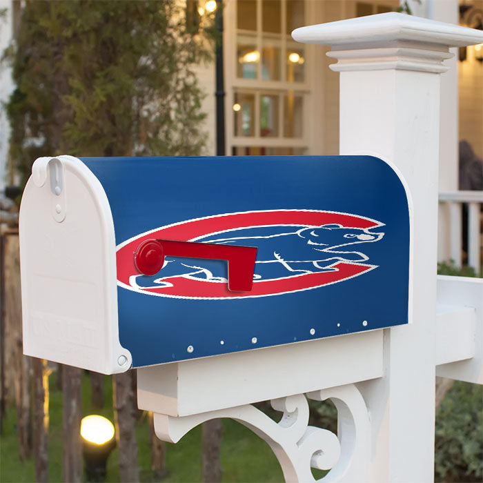 Recruit Chicago Cubs Magnetic Mailbox Cover 18" X 21" Outdoor Decor