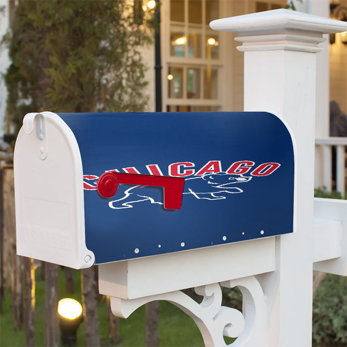Recruit Chicago Cubs 2 Magnetic Mailbox Cover 18" X 21" Outdoor Decor