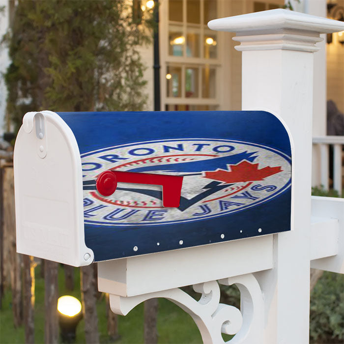 Retro Toronto Blue Jays Magnetic Mailbox Cover 18" X 21" Outdoor Decor