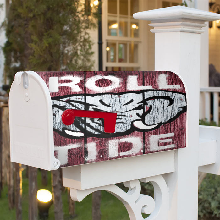 Roll Tide Alabama Crimson Tide Magnetic Mailbox Cover 18" X 21" Outdoor Decor