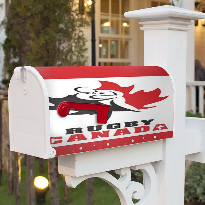 Rugby Canada Magnetic Mailbox Cover 18" X 21" Outdoor Decor