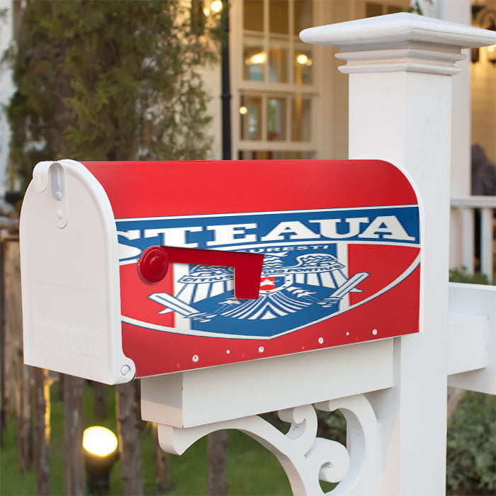 Rugby Steaua Logo Red Magnetic Mailbox Cover 18" X 21" Outdoor Decor