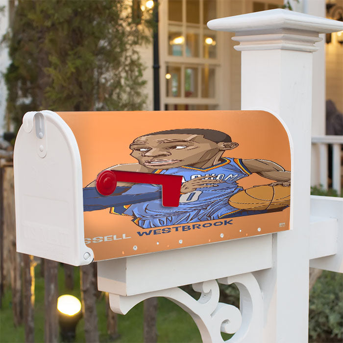 Russell Westbook Magnetic Mailbox Cover 18" X 21" Outdoor Decor