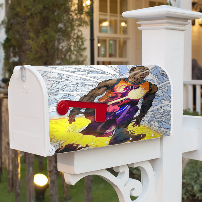 Russell Westbrook Art Magnetic Mailbox Cover 18" X 21" Outdoor Decor