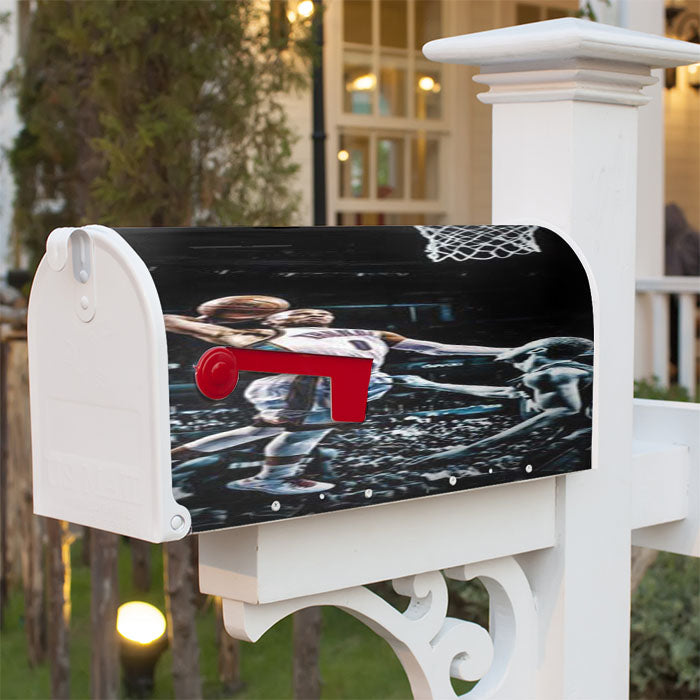 Russell Westbrook Paint Dunk Magnetic Mailbox Cover 18" X 21" Outdoor Decor