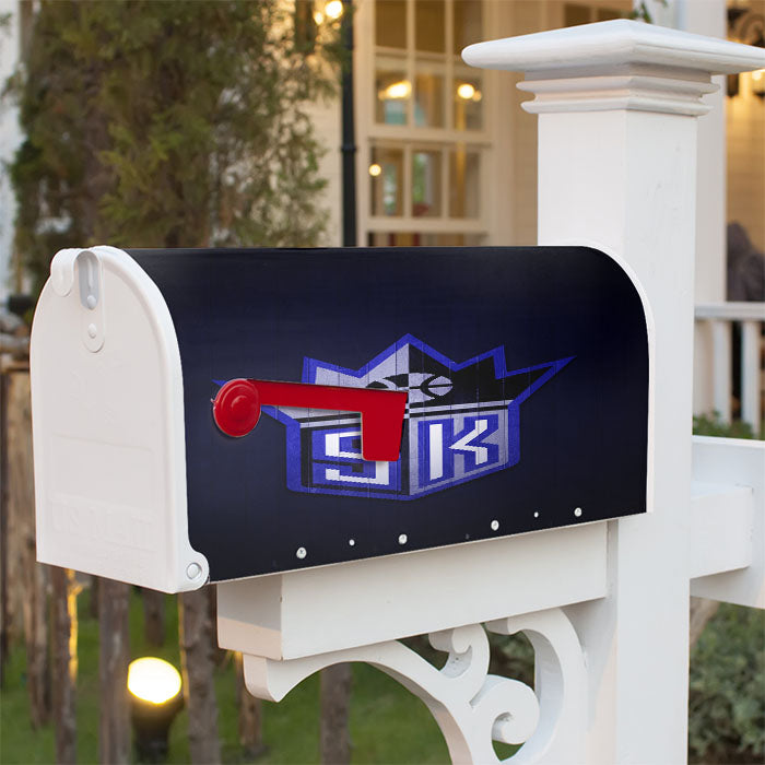 Sacramento Kings Hardwood Magnetic Mailbox Cover 18" X 21" Outdoor Decor