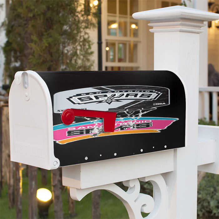 San Antonio Spurs 2 Magnetic Mailbox Cover 18" X 21" Outdoor Decor