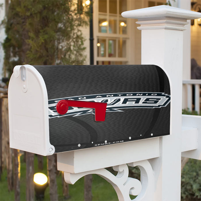 San Antonio Spurs Art Magnetic Mailbox Cover 18" X 21" Outdoor Decor