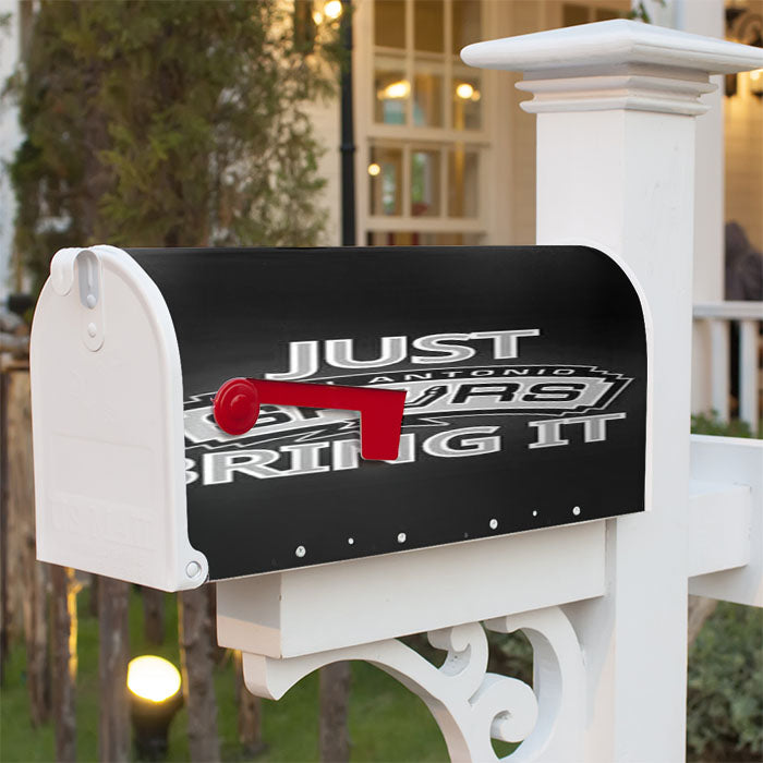 San Antonio Spurs Just Bring It Magnetic Mailbox Cover 18" X 21" Outdoor Decor