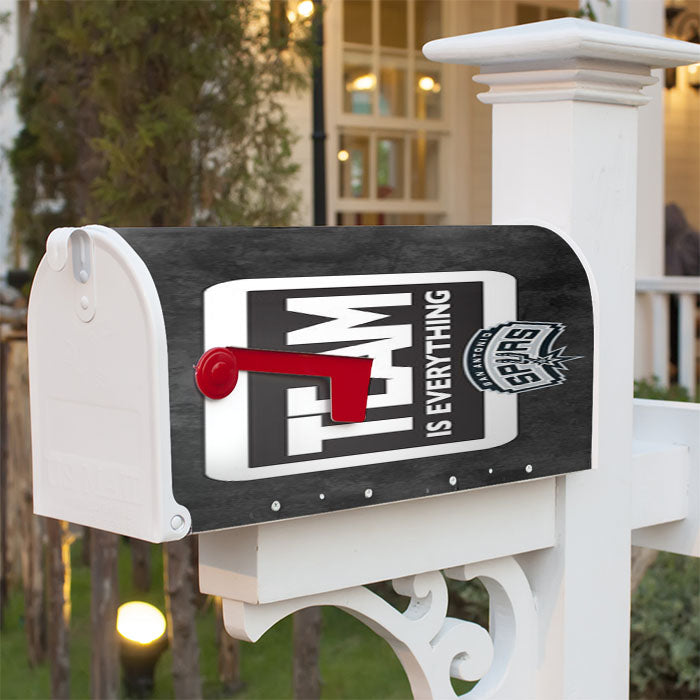 San Antonio Spurs Team Is Everything Magnetic Mailbox Cover 18" X 21" Outdoor Decor