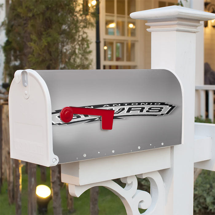 San Antonio Spurs Wallpaper 2 Magnetic Mailbox Cover 18" X 21" Outdoor Decor