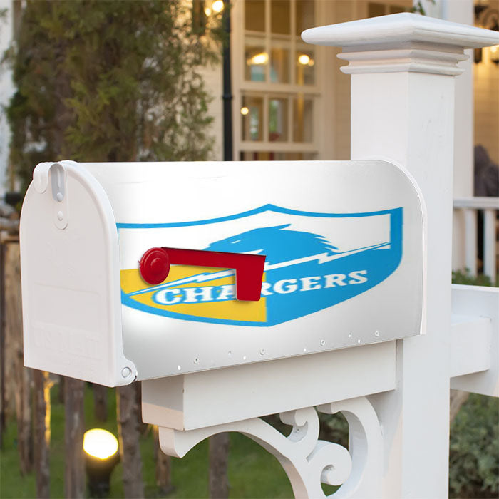San Diego Chargers Badge Sports Magnetic Mailbox Cover 18" X 21" Outdoor Decor