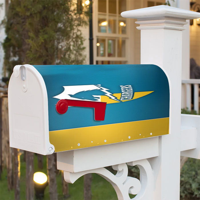 San Diego Chargers Logo Horse Magnetic Mailbox Cover 18" X 21" Outdoor Decor