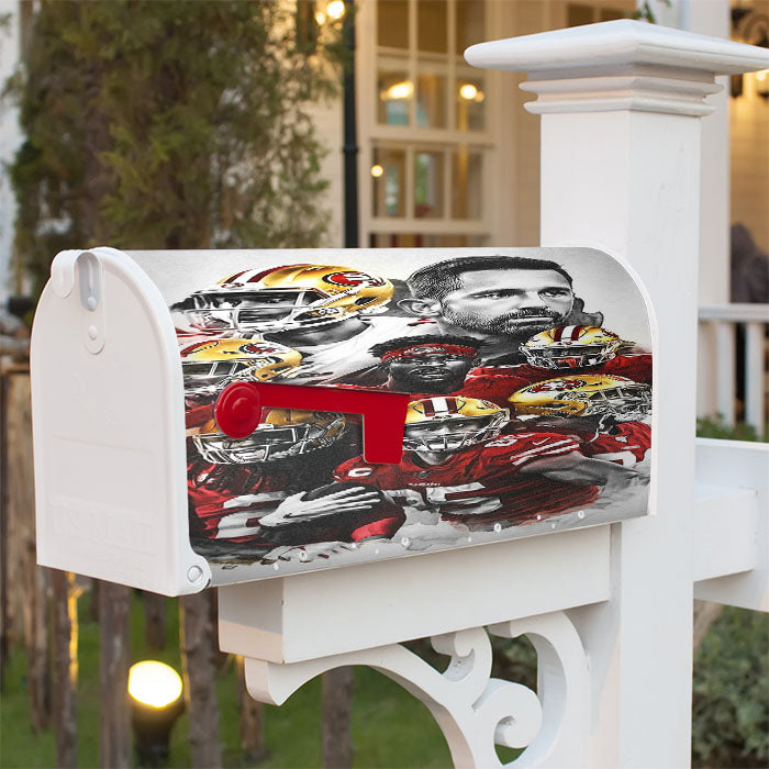 San Fran 49Ers 2019, 2017 Magnetic Mailbox Cover 18" X 21" Outdoor Decor