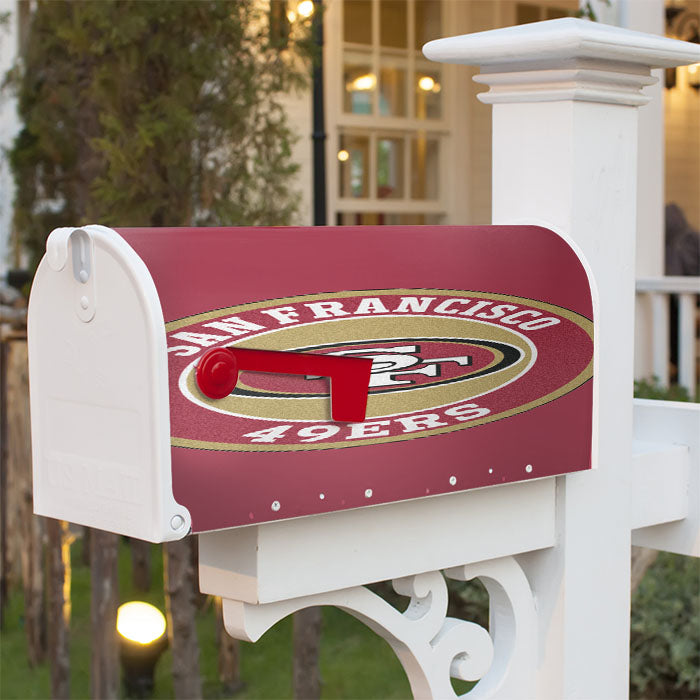 San Francisco 49Ers Logo Magnetic Mailbox Cover 18" X 21" Outdoor Decor