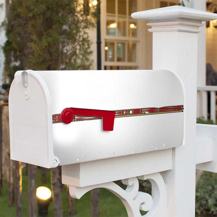 San Francisco 49Ers Text Magnetic Mailbox Cover 18" X 21" Outdoor Decor