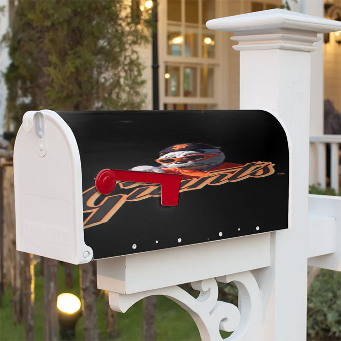 San Francisco Giants Baseball Art Magnetic Mailbox Cover 18" X 21" Outdoor Decor