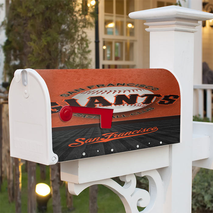 San Francisco Giants Baseball Club Magnetic Mailbox Cover 18" X 21" Outdoor Decor