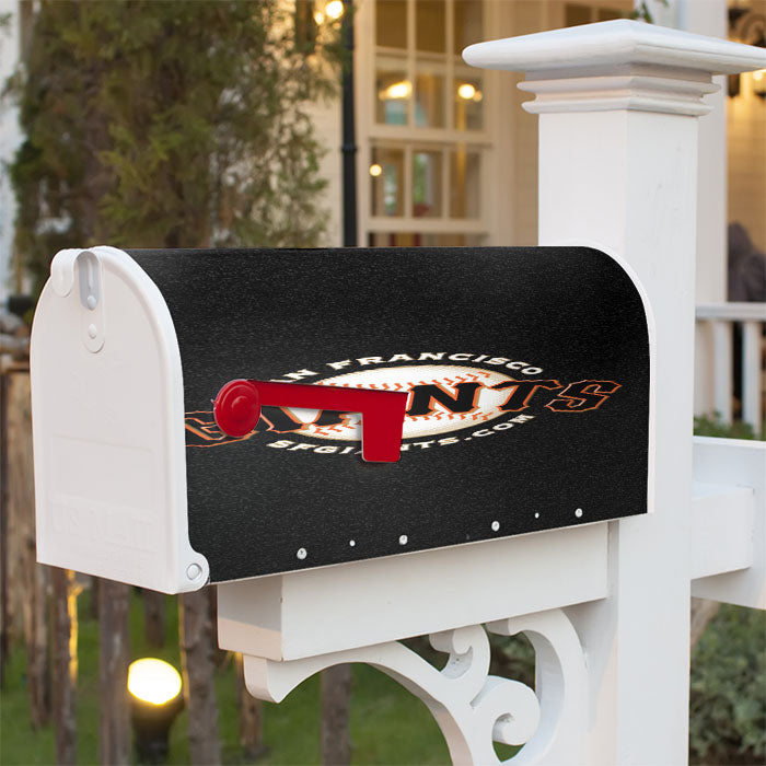 San Francisco Giants Black Magnetic Mailbox Cover 18" X 21" Outdoor Decor