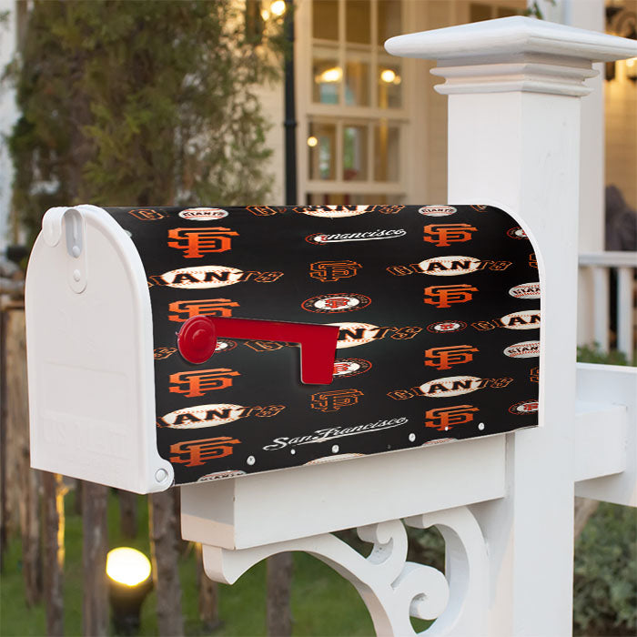 San Francisco Giants Mlb Symbols Magnetic Mailbox Cover 18" X 21" Outdoor Decor