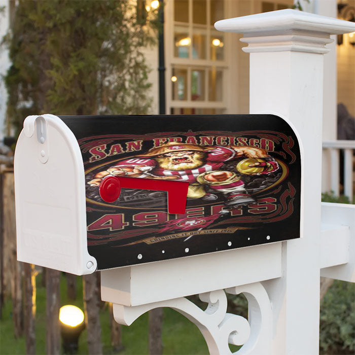 San Francised 49Ers Magnetic Mailbox Cover 18" X 21" Outdoor Decor