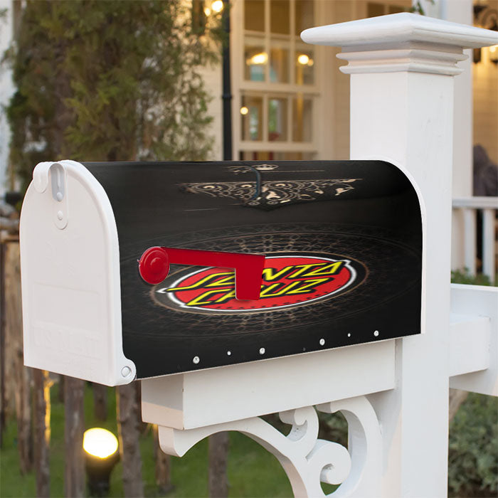 Santa Cruz Skateboards Logo Magnetic Mailbox Cover 18" X 21" Outdoor Decor