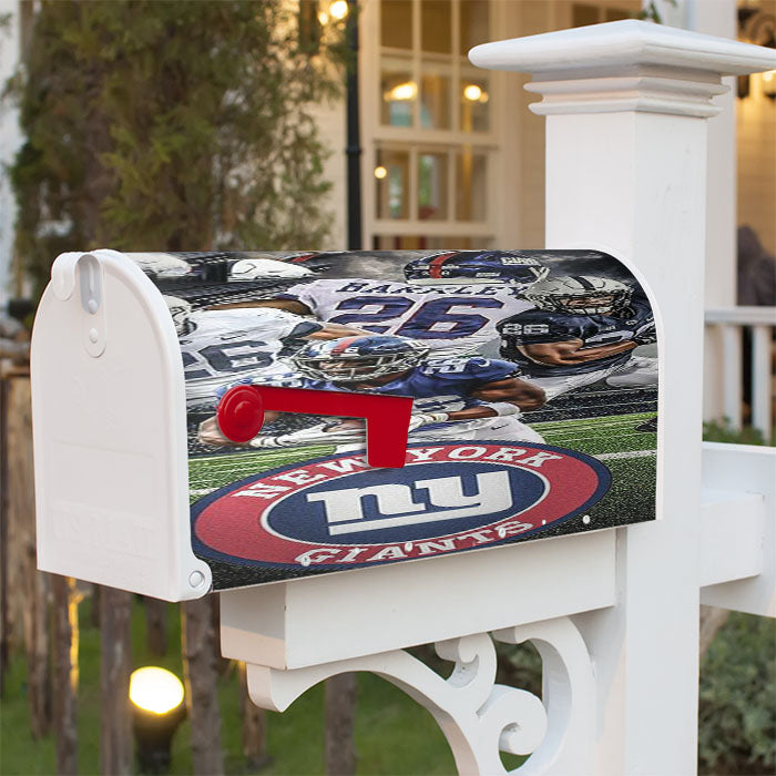 Saquon Barkley New York Giants Ny Magnetic Mailbox Cover 18" X 21" Outdoor Decor
