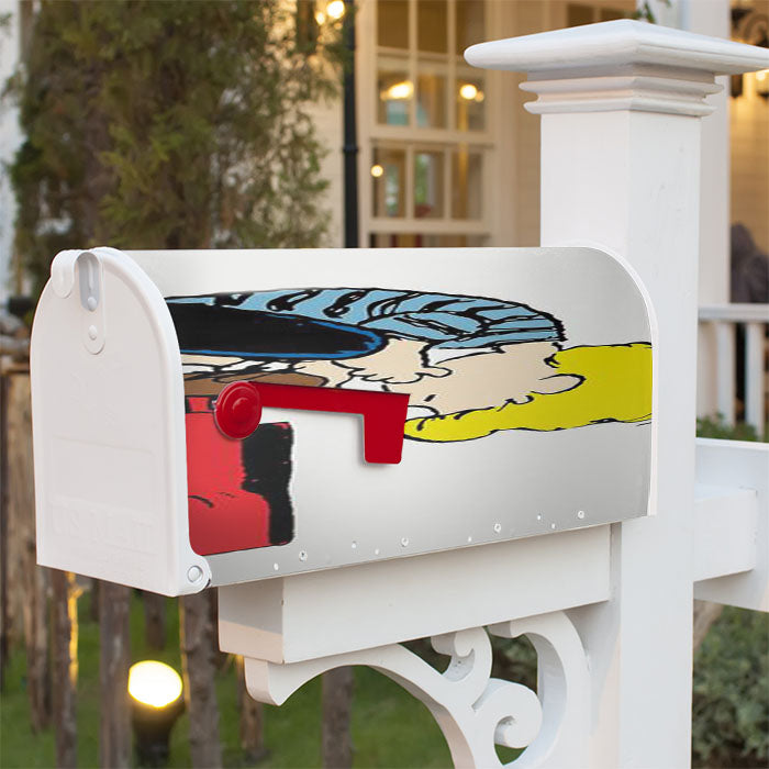 Schroeder On Piano Peanuts Magnetic Mailbox Cover 18" X 21" Outdoor Decor