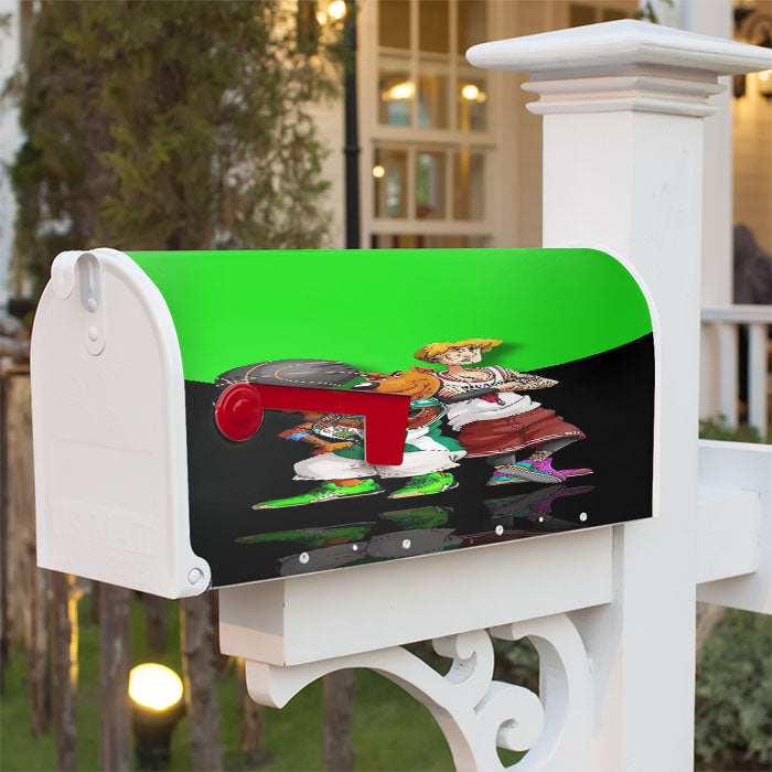 Scooby Doo Boston Celtic Magnetic Mailbox Cover 18" X 21" Outdoor Decor