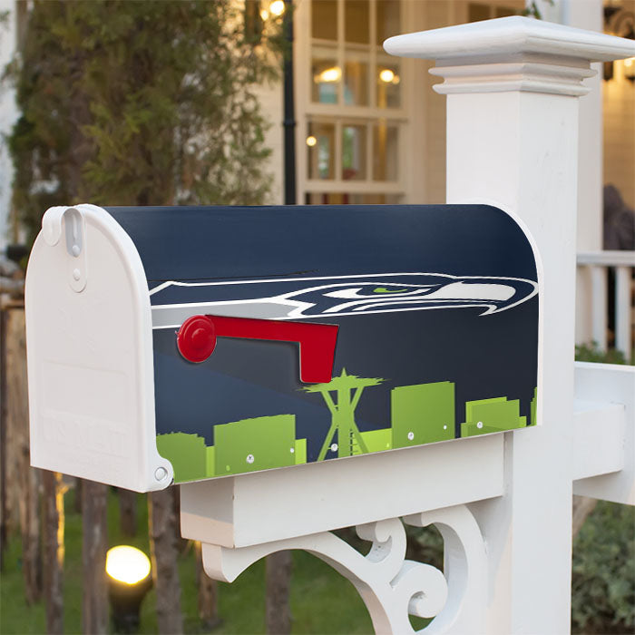Seahawks Magnetic Mailbox Cover 18" X 21" Outdoor Decor