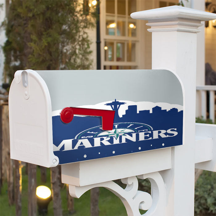 Seattle Mariners Baseball Magnetic Mailbox Cover 18" X 21" Outdoor Decor