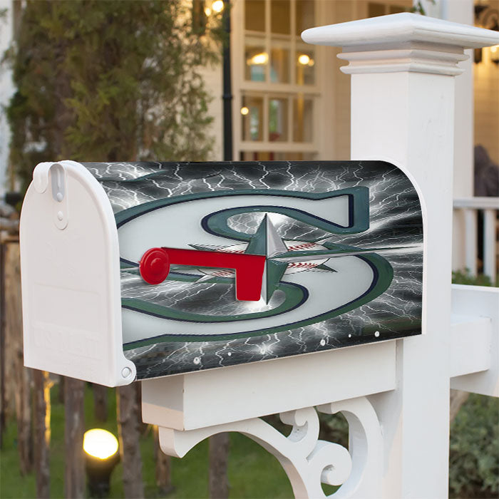 Seattle Mariners Icon Magnetic Mailbox Cover 18" X 21" Outdoor Decor