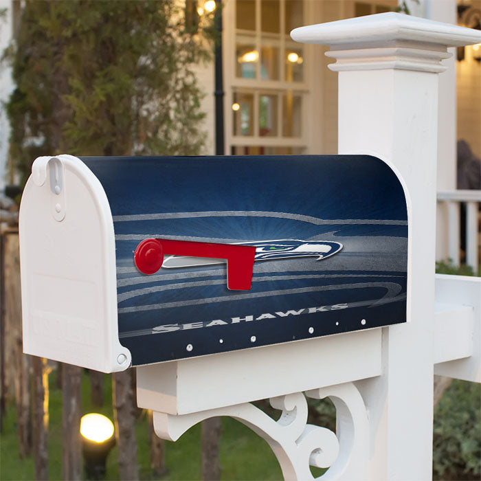 Seattle Seahawks 2 Magnetic Mailbox Cover 18" X 21" Outdoor Decor