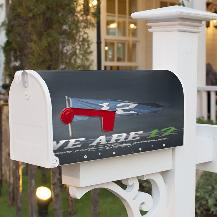 Seattle Seahawks We Are 12 Magnetic Mailbox Cover 18" X 21" Outdoor Decor