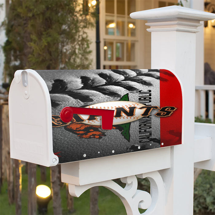 Sf Giants Cali Magnetic Mailbox Cover 18" X 21" Outdoor Decor