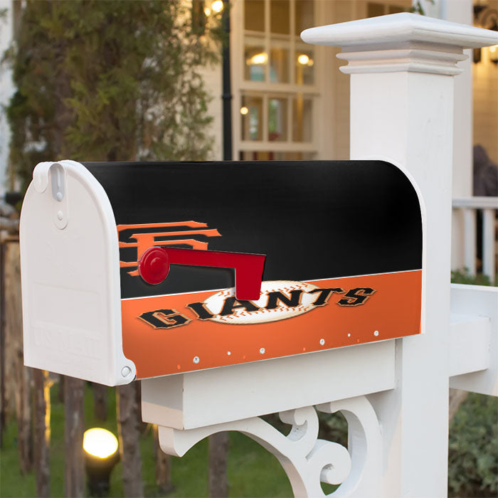 Sf Giants Minimalist Wallpaper Magnetic Mailbox Cover 18" X 21" Outdoor Decor